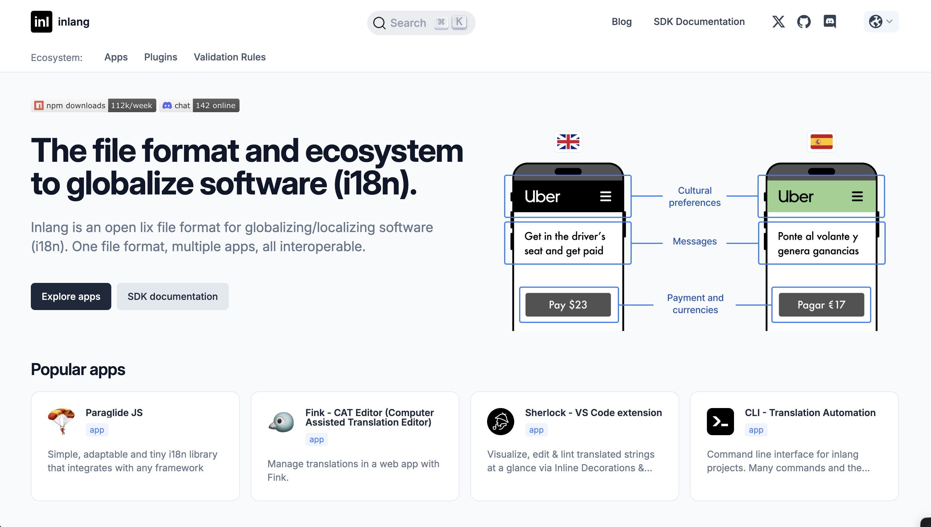 Inlang – Software globalization ecosystem