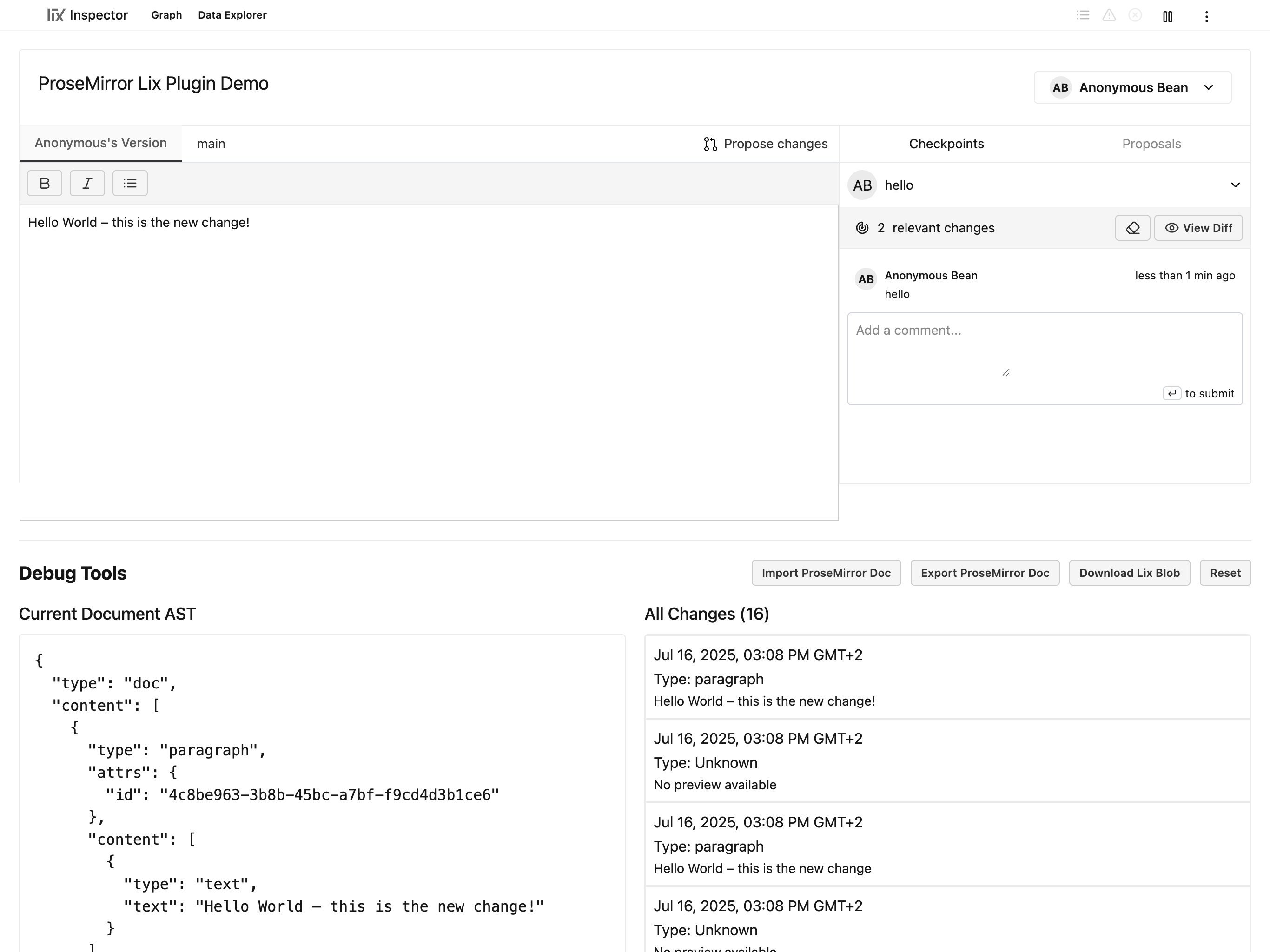 ProseMirror / TipTap Plugin